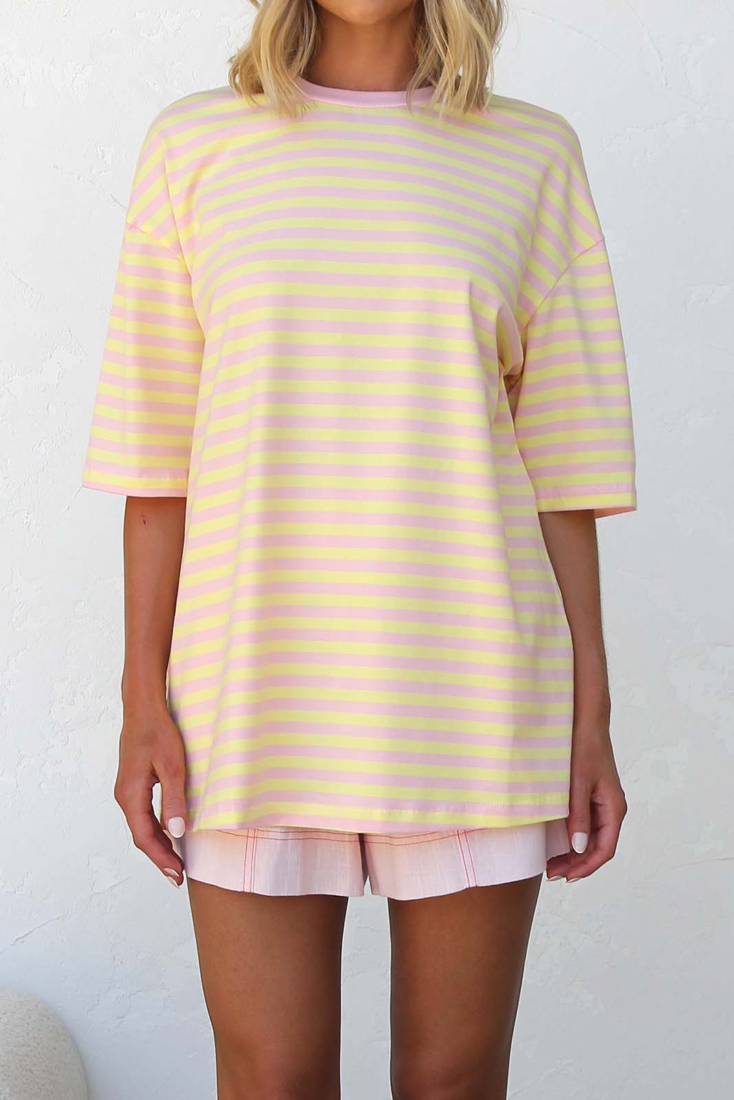 Mimi Stripe Tee OMFORT