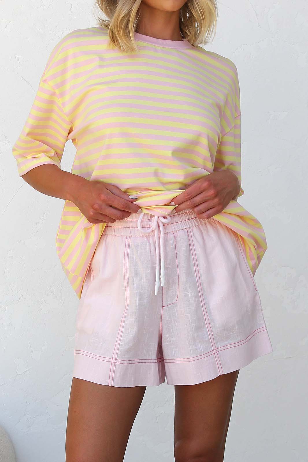 Mimi Stripe Tee OMFORT