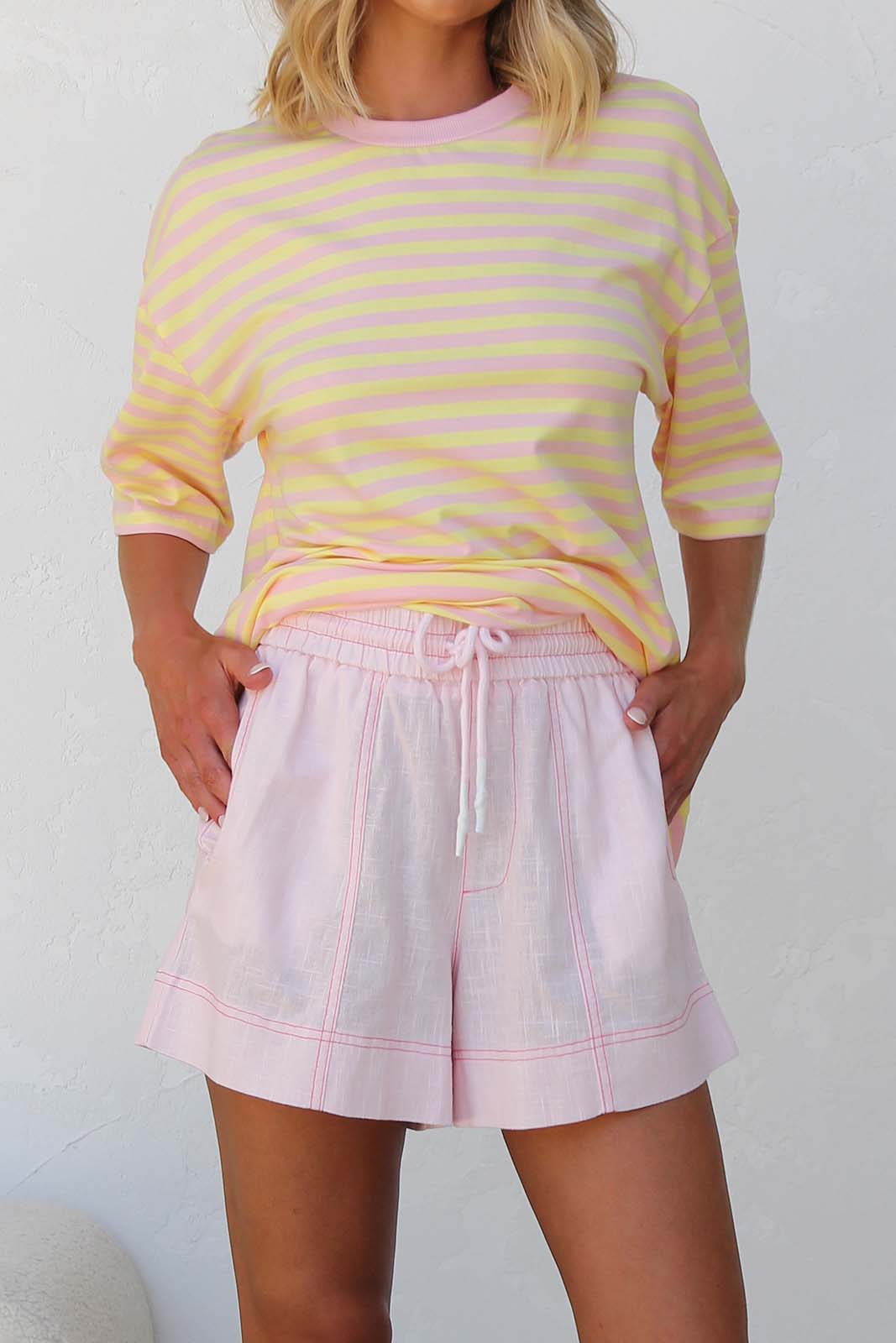 Mimi Stripe Tee OMFORT