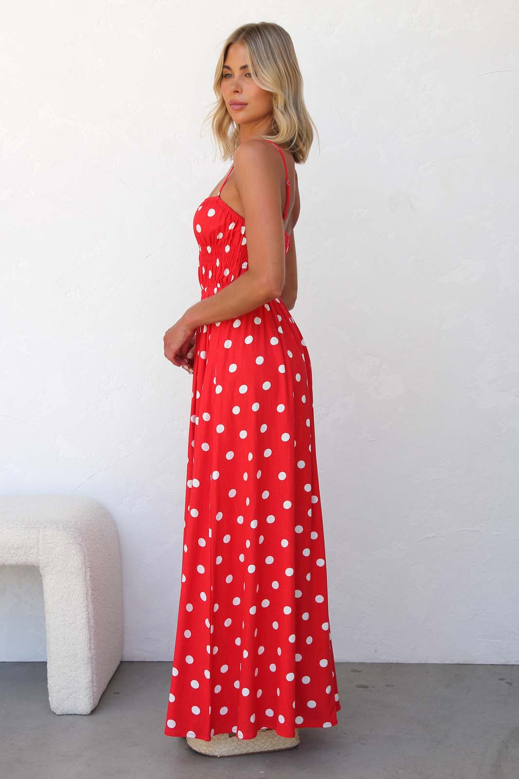 Clarissa Maxi Dress RED OMFORT