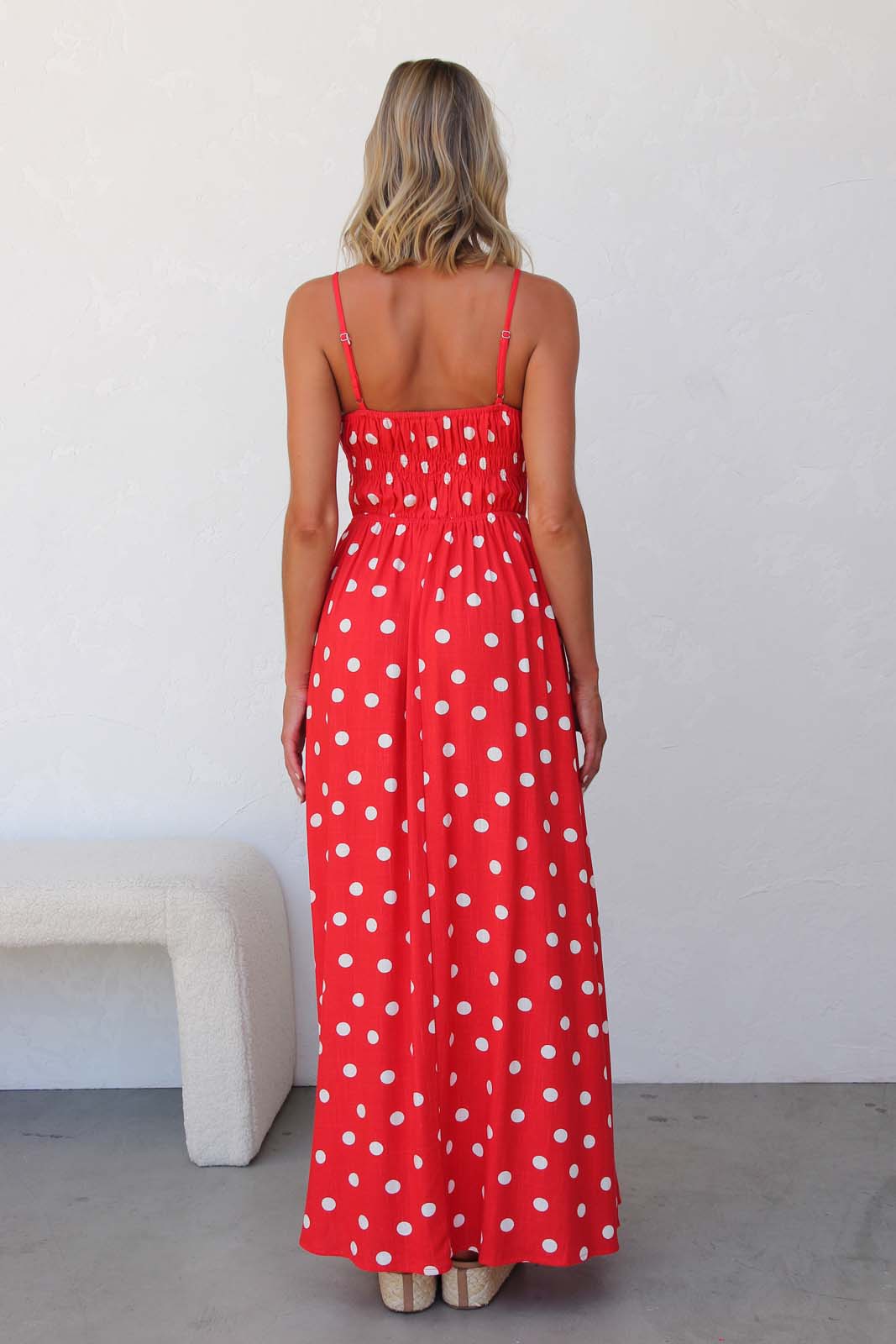 Clarissa Maxi Dress RED OMFORT