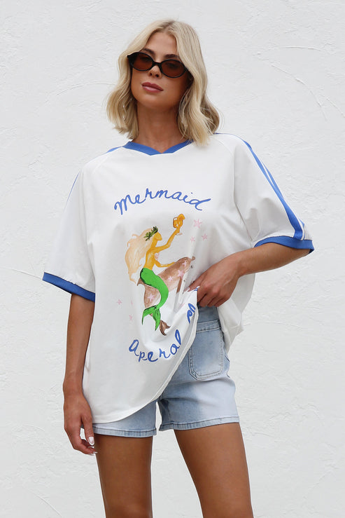 Mermaid Aperol Club Tee OMFORT