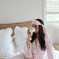 Ruffle Bamboo Gingham Robe OMFORT
