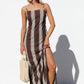 Sorrento Stripe Maxi Dress OMFORT