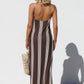 Sorrento Stripe Maxi Dress OMFORT