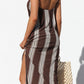 Sorrento Stripe Maxi Dress OMFORT