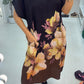Quincie Floral Print Loose Fit Dress OMFORT