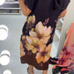 Quincie Floral Print Loose Fit Dress OMFORT