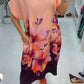 Quincie Floral Print Loose Fit Dress OMFORT