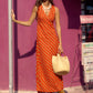 Loren Dress In Papaya OMFORT