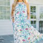 Nothing Like It Blue Floral Midi Dress OMFORT