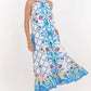 Nothing Like It Blue Floral Midi Dress OMFORT