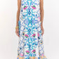 Nothing Like It Blue Floral Midi Dress OMFORT