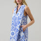 Arbor Tile Lexya Collared Shift Mini Dress OMFORT