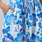 Floral Alna Button Up Midi Dress OMFORT