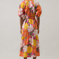 Milley Floral Wynette Tiered Midi Dress OMFORT