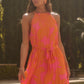 Mexia Floral Maly Pleated Midi Dress OMFORT