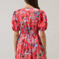 Oreanna Floral Alba Puff Sleeve Mini Dress OMFORT