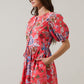 Oreanna Floral Alba Puff Sleeve Mini Dress OMFORT