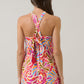 Nomi Floral Amory Halter Mini Dress OMFORT
