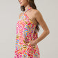 Nomi Floral Amory Halter Mini Dress OMFORT