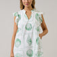Renie Shift Mini Dress Seashell Bay OMFORT