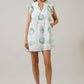 Renie Shift Mini Dress Seashell Bay OMFORT