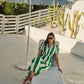 Rony Smocked Maxi Dress Pilmar Stripe OMFORT