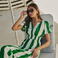 Rony Smocked Maxi Dress Pilmar Stripe OMFORT