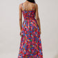 Juciel Smocked Maxi Dress Tropical OMFORT