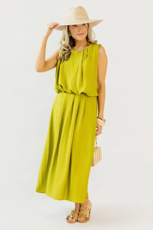 Olympia Skirt Set, Avocado OMFORT
