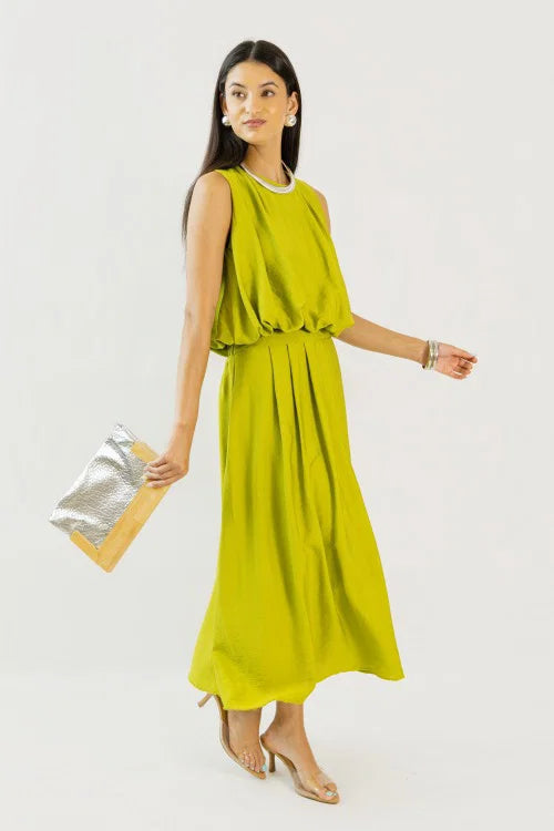 Olympia Skirt Set, Avocado OMFORT
