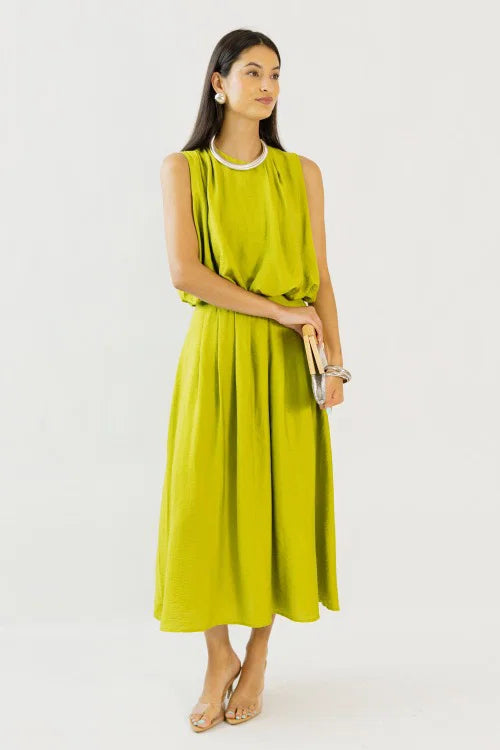 Olympia Skirt Set, Avocado OMFORT