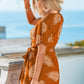 Orange You Glad Tropical Mini Dress OMFORT
