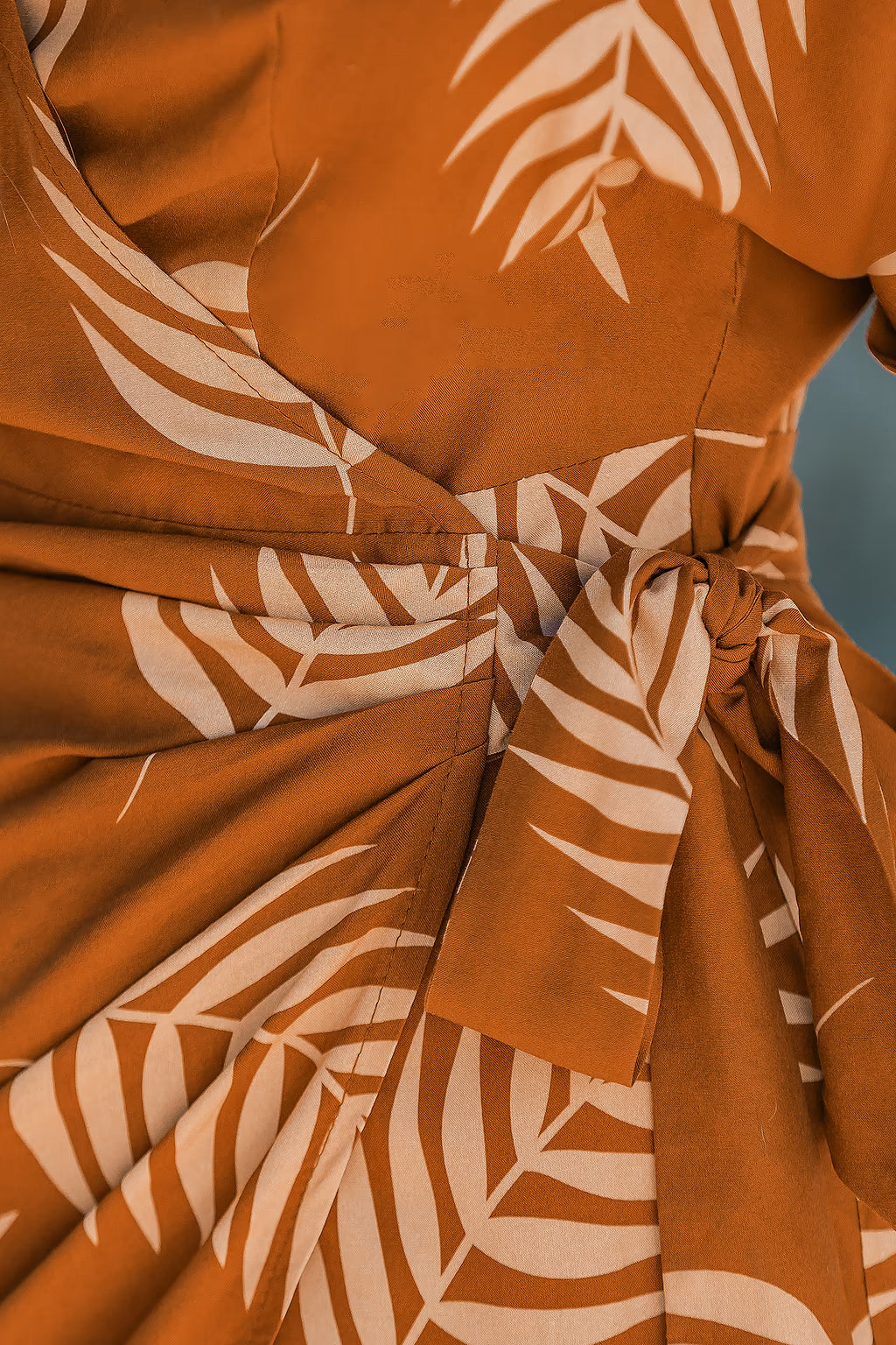 Orange You Glad Tropical Mini Dress OMFORT