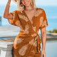 Orange You Glad Tropical Mini Dress OMFORT