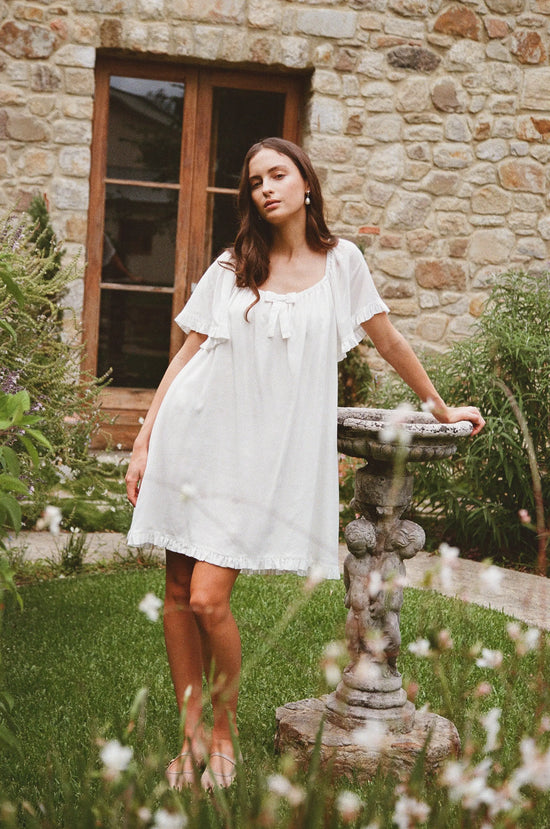 Betty Nightie - Lyocell Batiste - Off White OMFORT