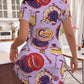 Caviar & Champagne Print Nightdress OMFORT