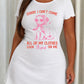 "Sorry I Can't Come" Sassy Cat Print Nightdress (XS-5XL) OMFORT