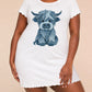 Highland Cow Print Nightdress (XS-5XL) OMFORT