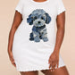 Denim Dog Print Nightdress (XS-5XL) OMFORT