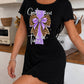 "God Is Good All The Time" Leopard Bow Cross Print Nightdress (XS-5XL) OMFORT