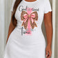 "God Is Good All The Time" Leopard Bow Cross Print Nightdress (XS-5XL) OMFORT