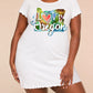 I Love Oregon Watercolor State Map Heart Print Nightdress (XS-5XL) OMFORT