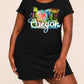 I Love Oregon Watercolor State Map Heart Print Nightdress (XS-5XL) OMFORT