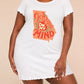 Georgia On My Mind State Outline Vintage Letter Print Nightdress (XS-5XL) OMFORT