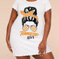 Tennessee Girl Messy Bun Checker Sunglasses Print Nightdress (XS-5XL) OMFORT