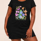 Oregon Wildflower Botanical Letter Print Nightdress (XS-5XL) OMFORT