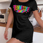 Rainbow Tennessee State Outline Star Print Nightdress (XS-5XL) OMFORT