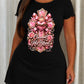 Pink Bow Sacred Heart "Covered by His Blood" Cross Print Nightdress (XS-5XL) OMFORT
